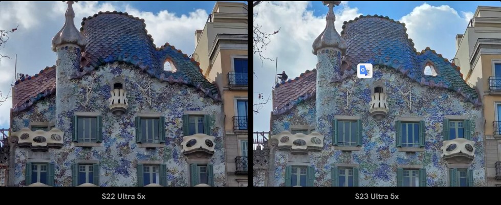 So sánh camera Samsung Galaxy S23 Ultra vs S22 Ultra