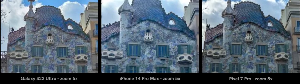 Đọ camera Galaxy S23 Ultra vs iPhone 14 Pro Max vs Pixel 7 Pro