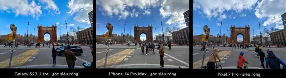 Đọ camera Galaxy S23 Ultra vs iPhone 14 Pro Max vs Pixel 7 Pro
