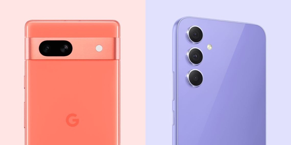 So sánh Google Pixel 7a so với Samsung Galaxy A54