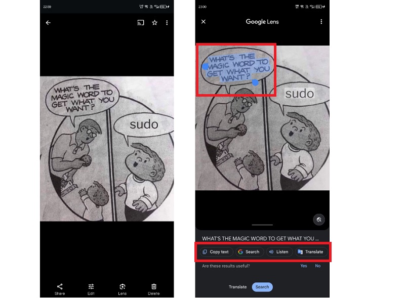 Cách sao chép, tìm kiếm, nghe và dịch văn bản trong Google Photos