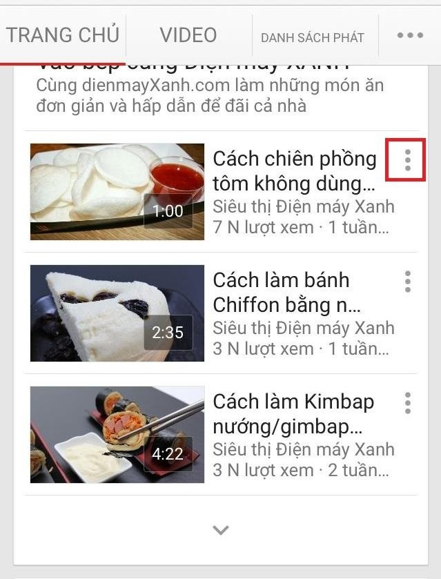 Tải bằng Youtube