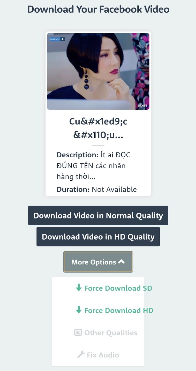 Tải video Facebook trên iPhone