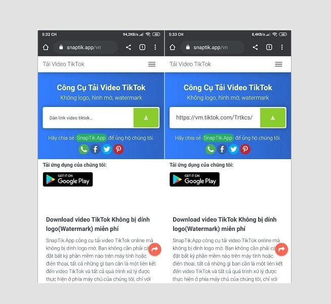 Tải video Tiktok về iPhone