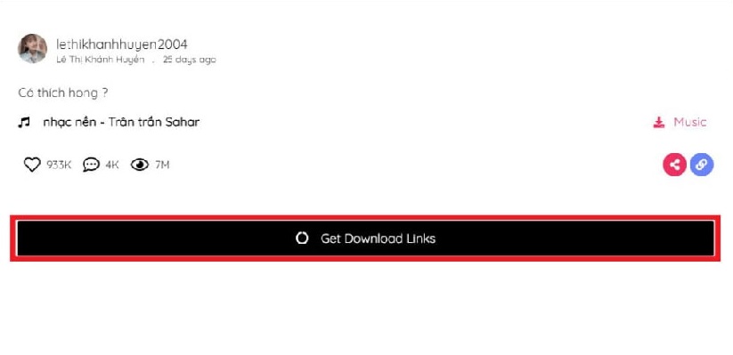 Tải video Tiktok về iPhone