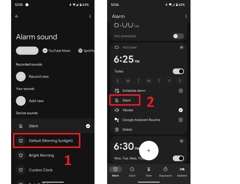 Hoàn tất cách thiết lập báo thức rung trên điện thoại Android