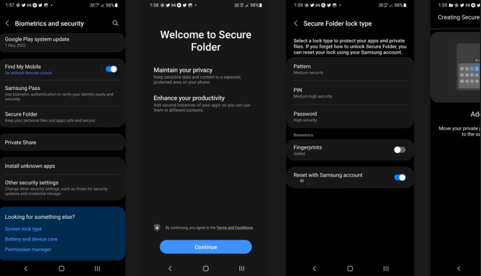 Cách sử dụng Thư mục bảo mật trên điên thoại Samsung để bảo vệ các tệp riêng tư 