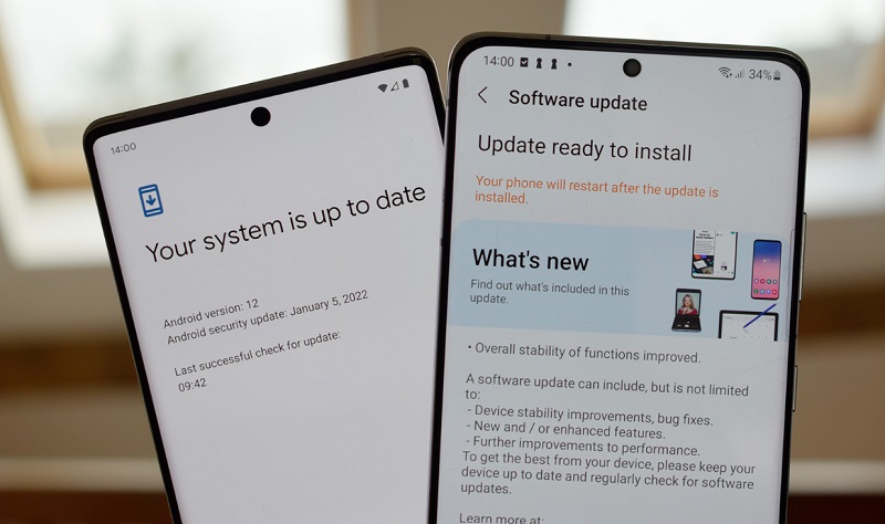 Cập nhật hệ điều hành điện thoại
