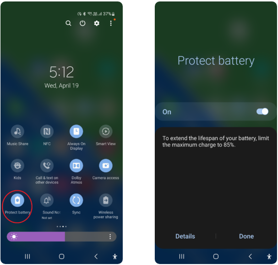 Cách bảo vệ pin trên điện thoại&nbsp;Samsung của bạn cực hữu ích