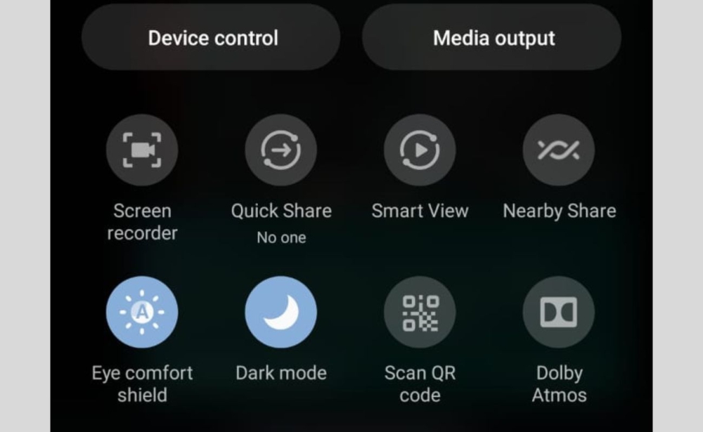 Tính năng Eye Comfort trên điện thoại Samsung