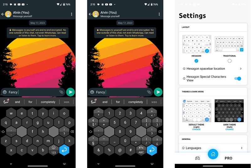 Ứng dụng Typewise  
