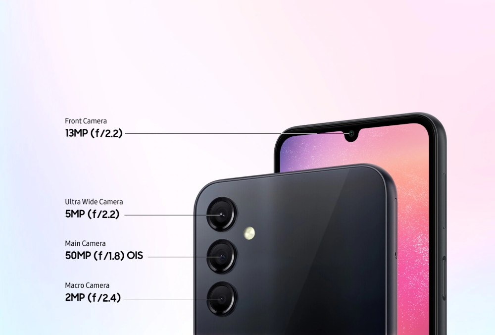 Trang chính thức của Galaxy A24 đã xác nhận nhiều thông tin về thiết bị