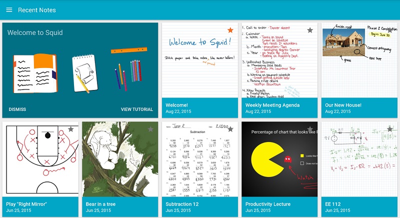Ứng dụng ghi chú Squid
