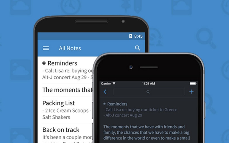 Ứng dụng Simplenote
