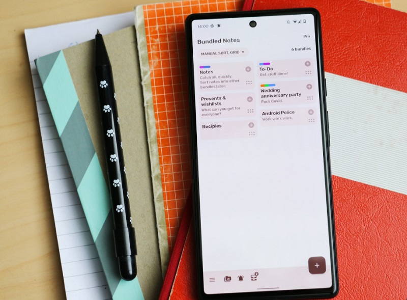 Ứng dụng Bundled Notes