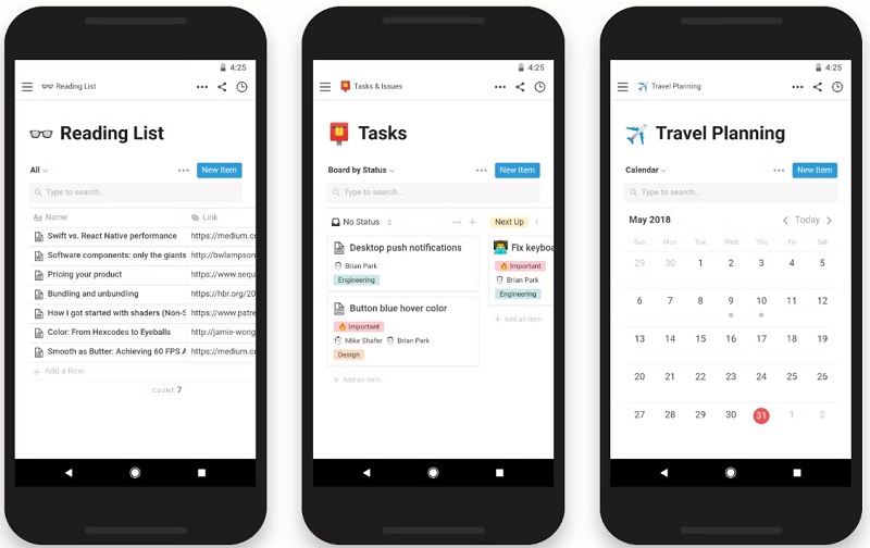 Ứng dụng ghi chú Notion