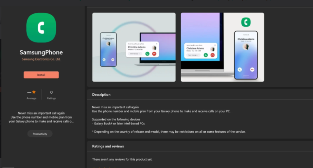 Ứng dụng Samsung Phone dành cho Windows giúp mang lại sự đồng bộ giống như iPhone-Mac