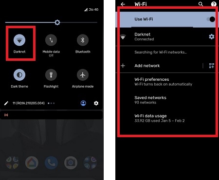 Kiểm tra tình trạng tín hiệu Wifi 