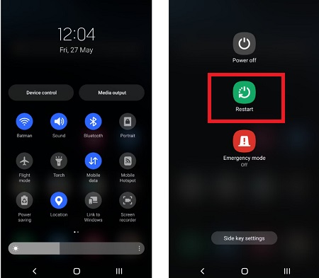 Khởi động lại bộ định tuyến và điện thoại 