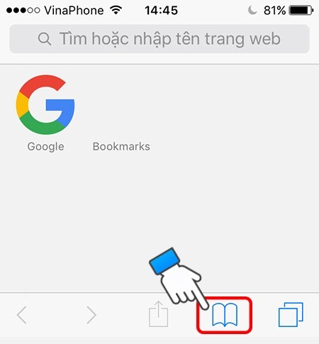 Xóa lịch sử tìm kiếm trên Google bằng iPhone