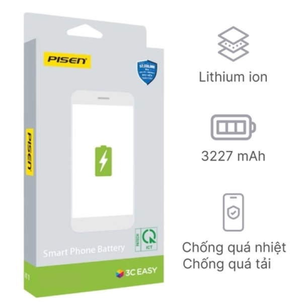 PPS13 - Thay pin iPhone 13 chính hãng Pisen