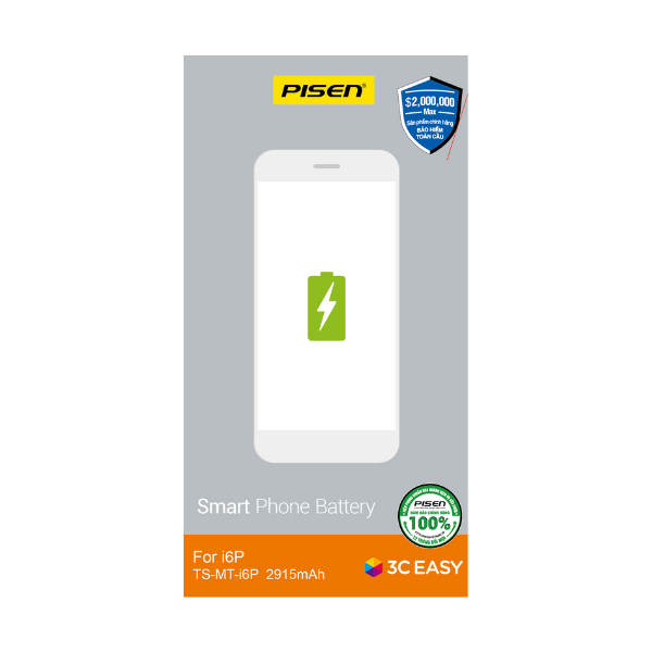 PPS6P - Thay pin iPhone 6 Plus chính hãng Pisen