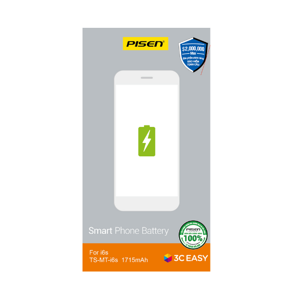 PPS6S - Thay pin iPhone 6S chính hãng Pisen