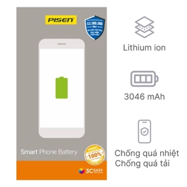 PPS11P - Thay pin 11 Pro chính hãng Pisen iPhone