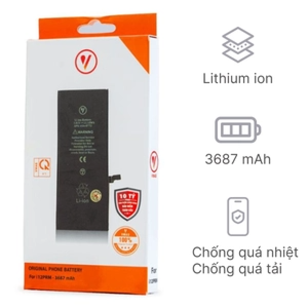 PV12PM - Thay pin iPhone 12 Promax chính hãng Vmas