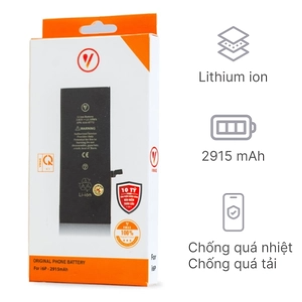 PV6P - Thay pin iPhone 6 Plus chính hãng Vmas