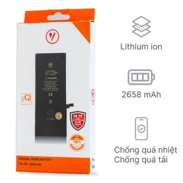 PVXS - Thay pin iPhone XS chính hãng Vmas